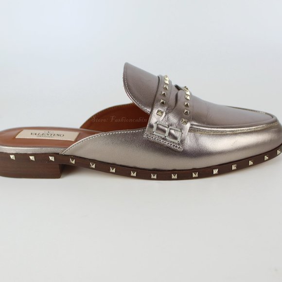 NEW VALENTINO GARAVANI Soul Rockstud Metal Mule - Picture 7 of 16